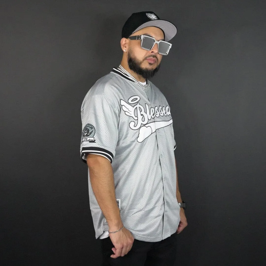 Blessed 1 - Light Grey Jersey