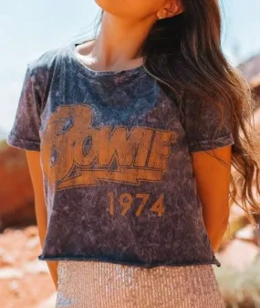 Bowie 1974 Crop Tee