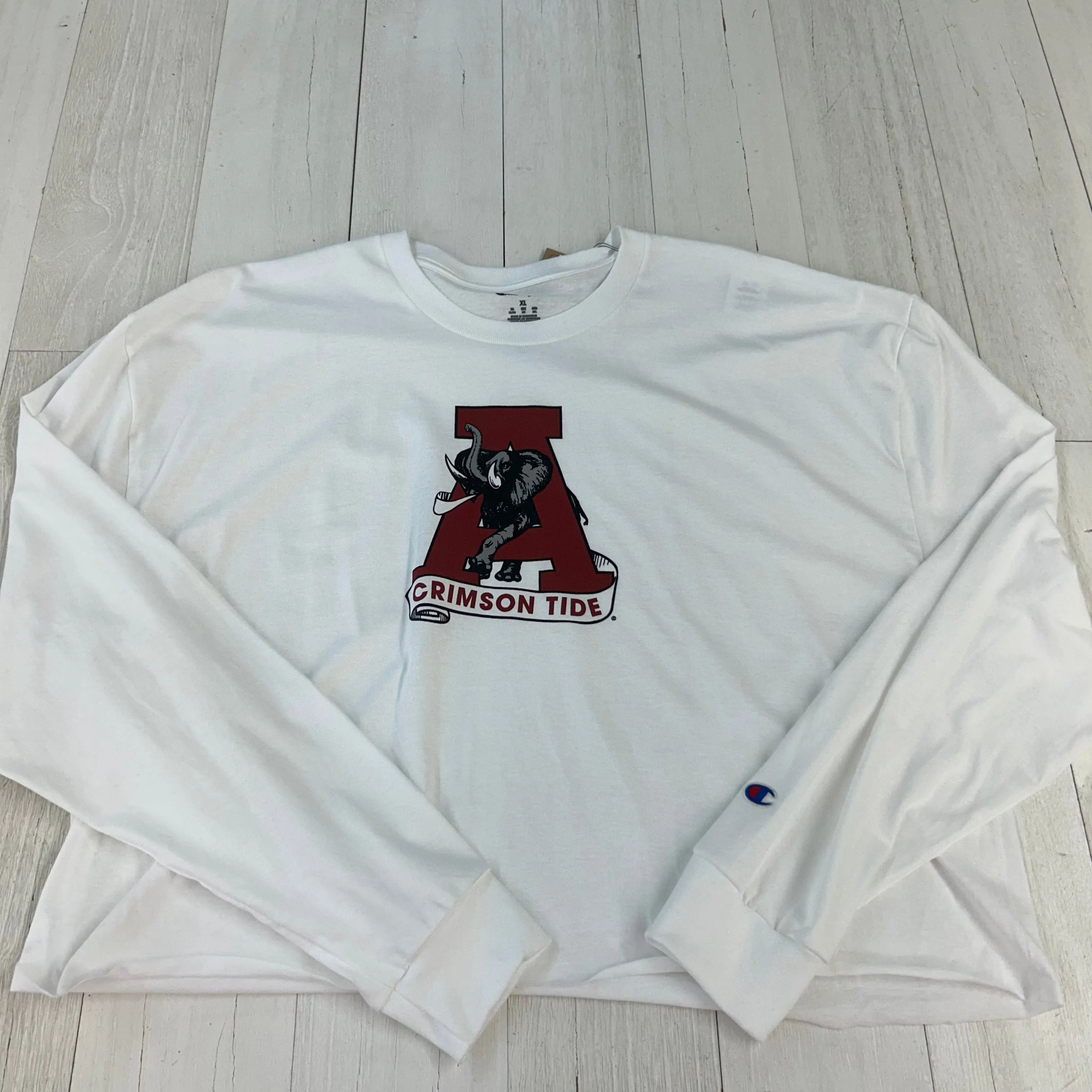 Champion Boyfriend Crop L/S Vault Elephant