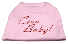 Ciao Baby Rhinestone Shirts Light Pink XXL (18)