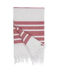 Classic Red Cotton Hammamas Towel