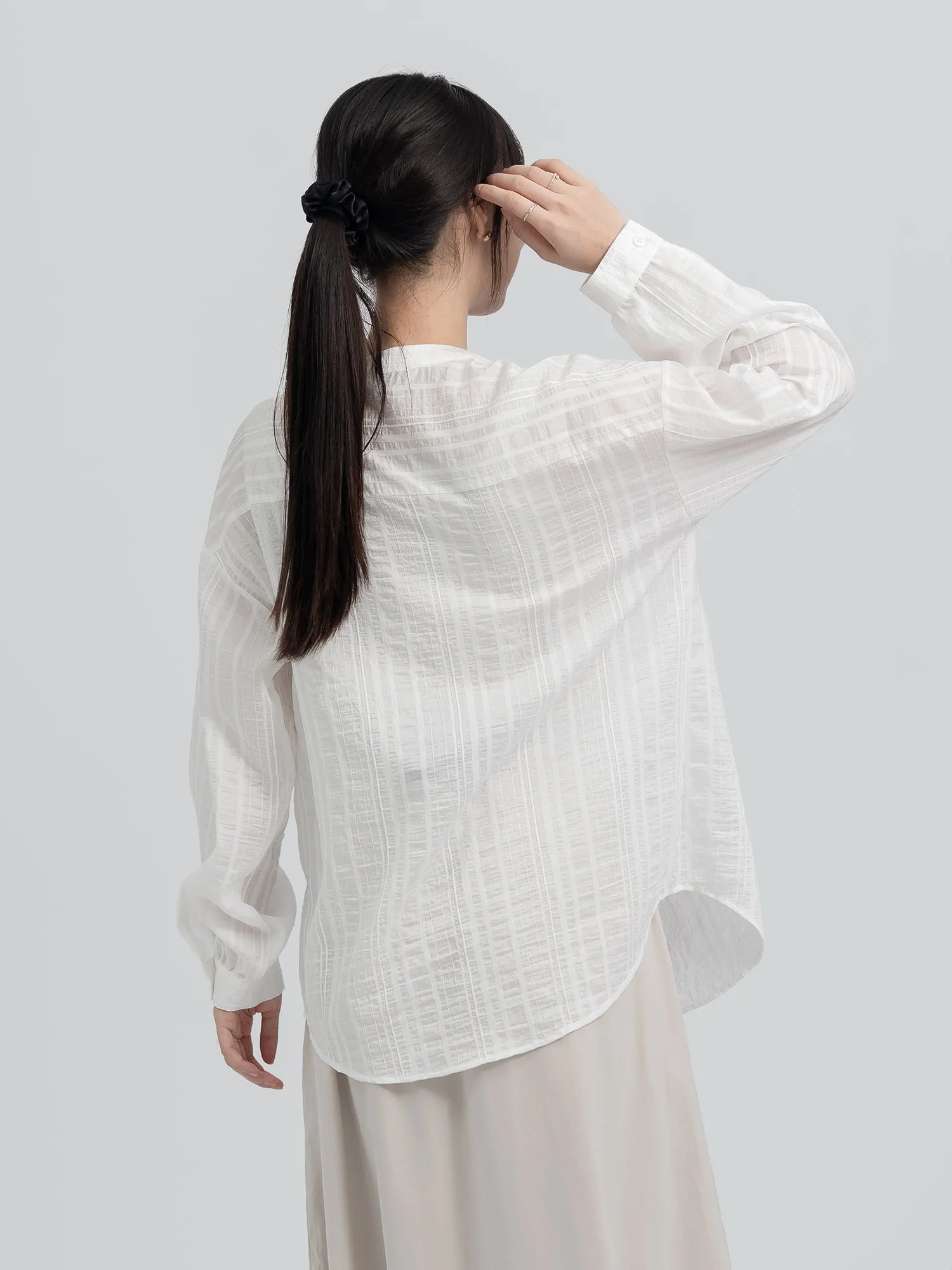 Colette Stripe Sheer Shirt