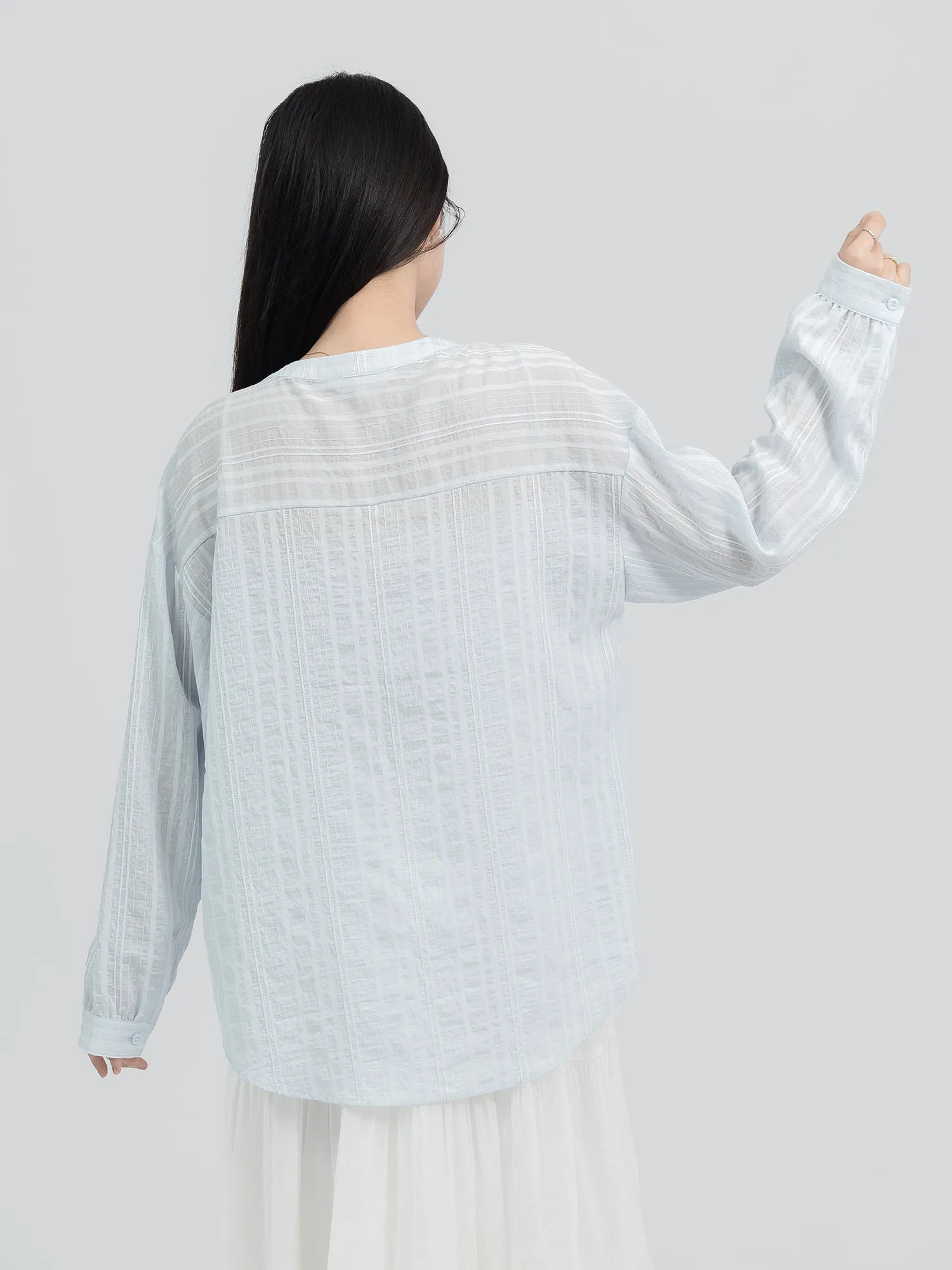 Colette Stripe Sheer Shirt