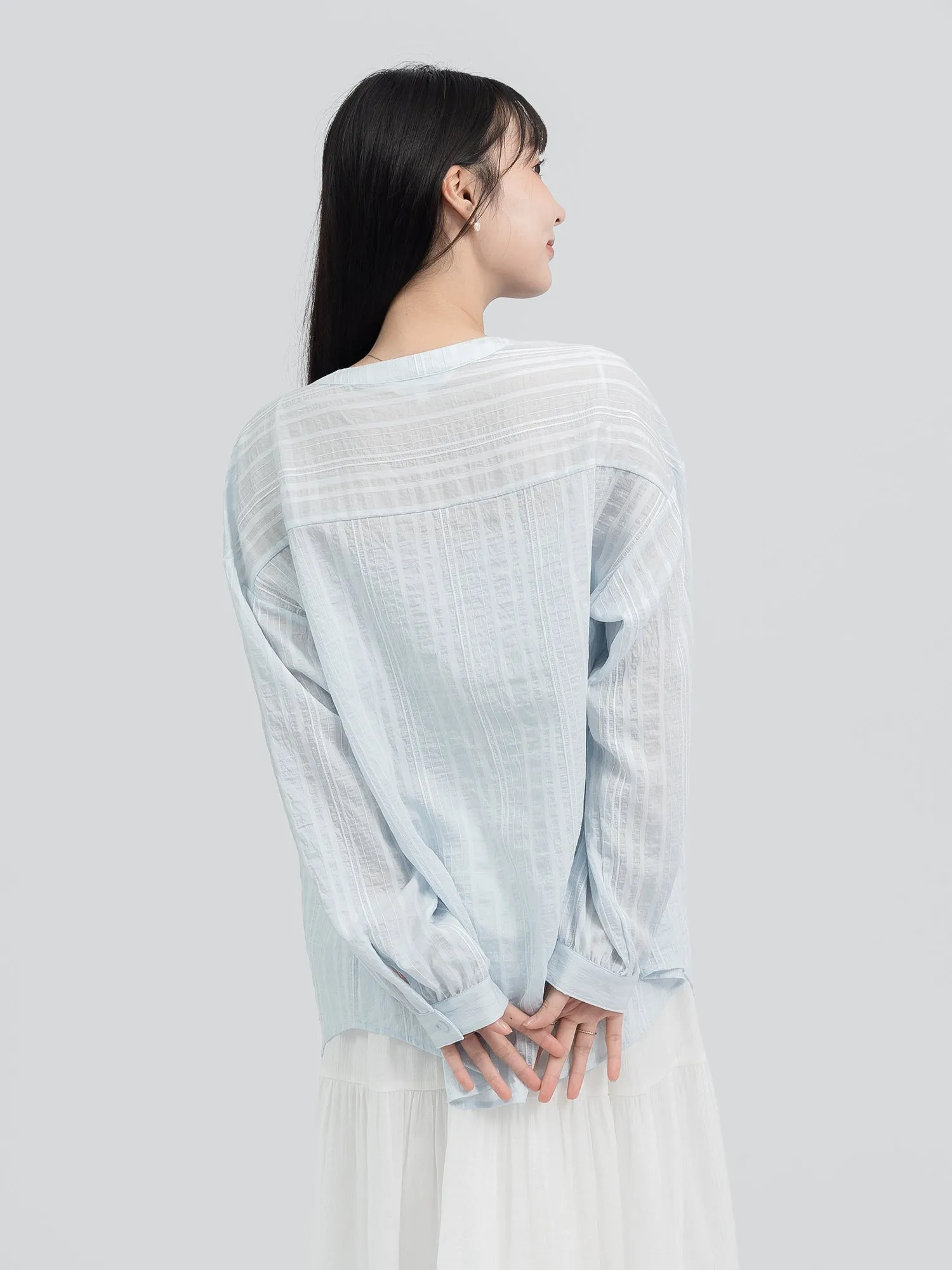 Colette Stripe Sheer Shirt