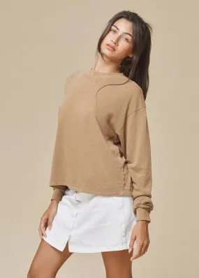 Cropped Long Sleeve Tee