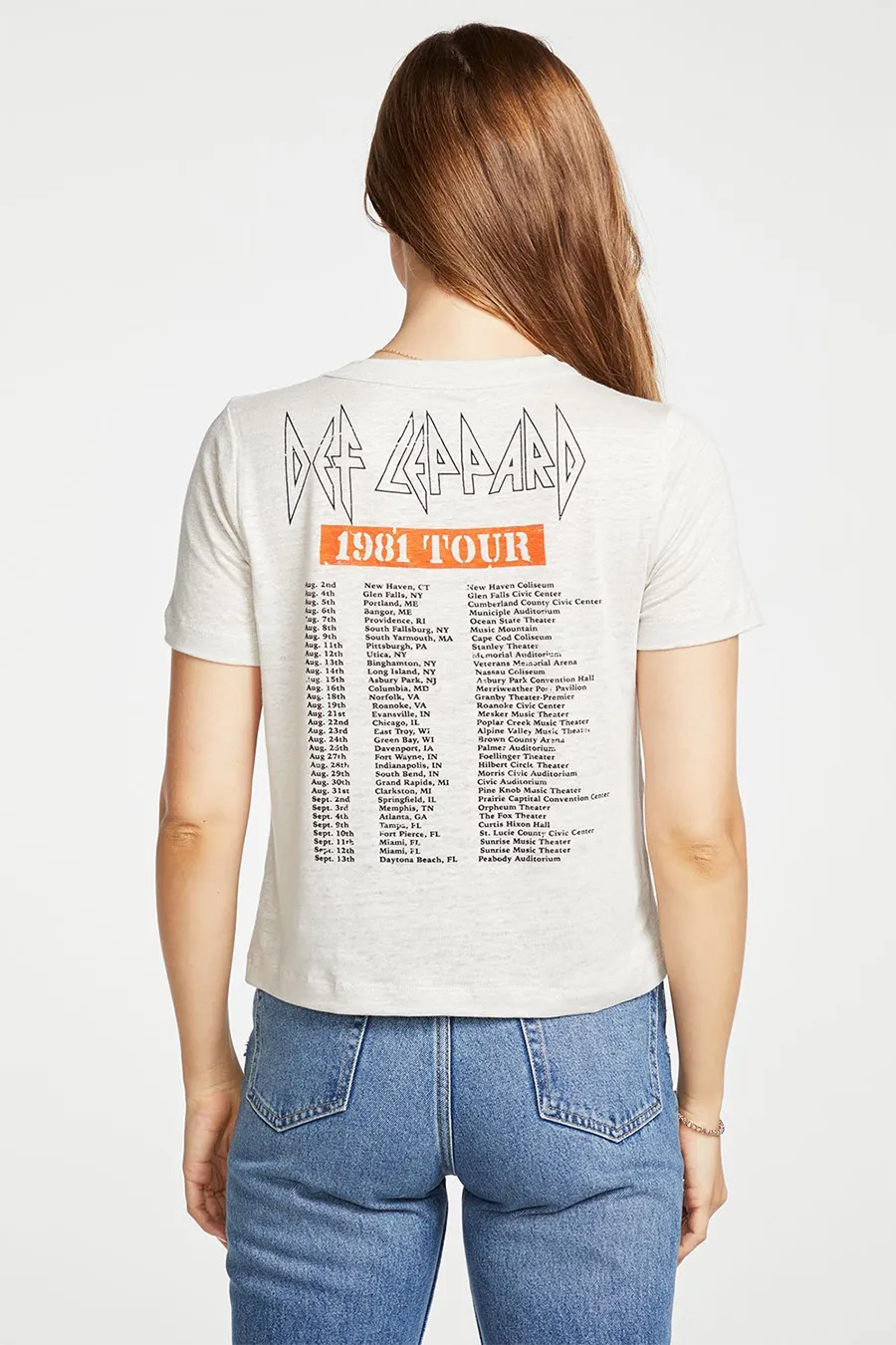 Def Leppard 1981 Tour Crop Tee | Au Lait