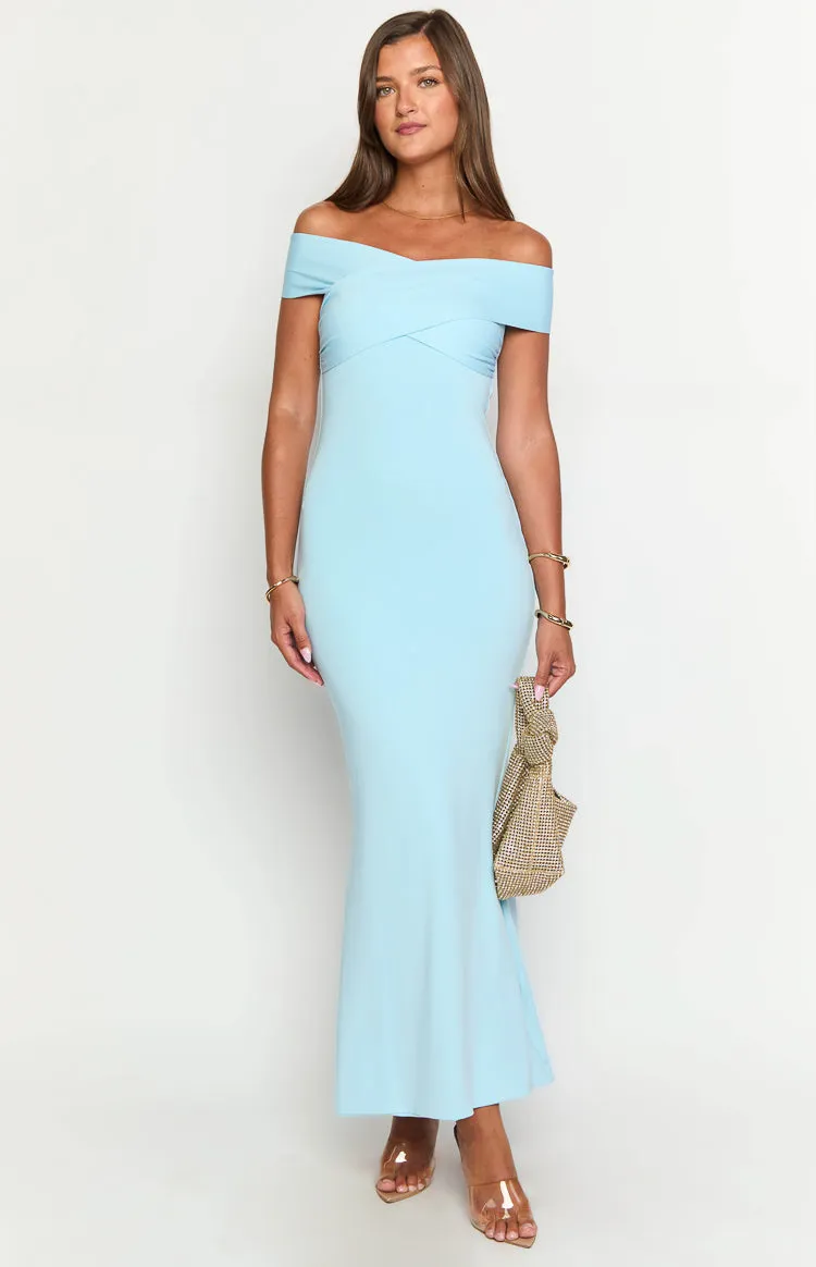 Elizza Blue Maxi Dress