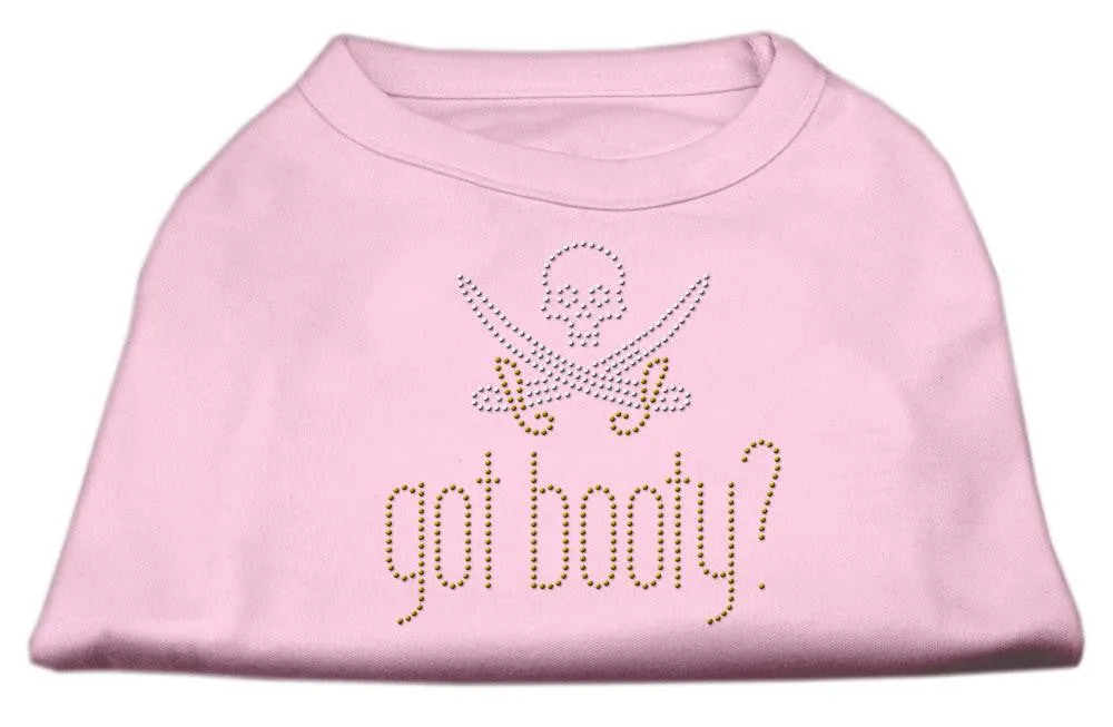 Got Booty? Rhinestone Shirts Light Pink XS (8)