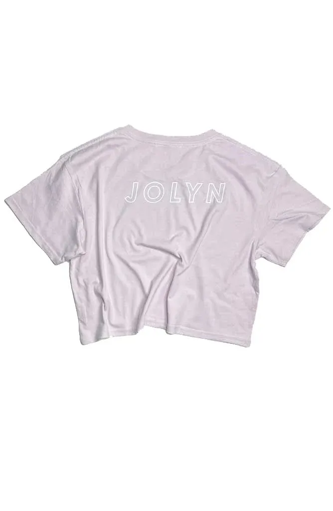 JOLYN Cropped Rep Tee - Orchid