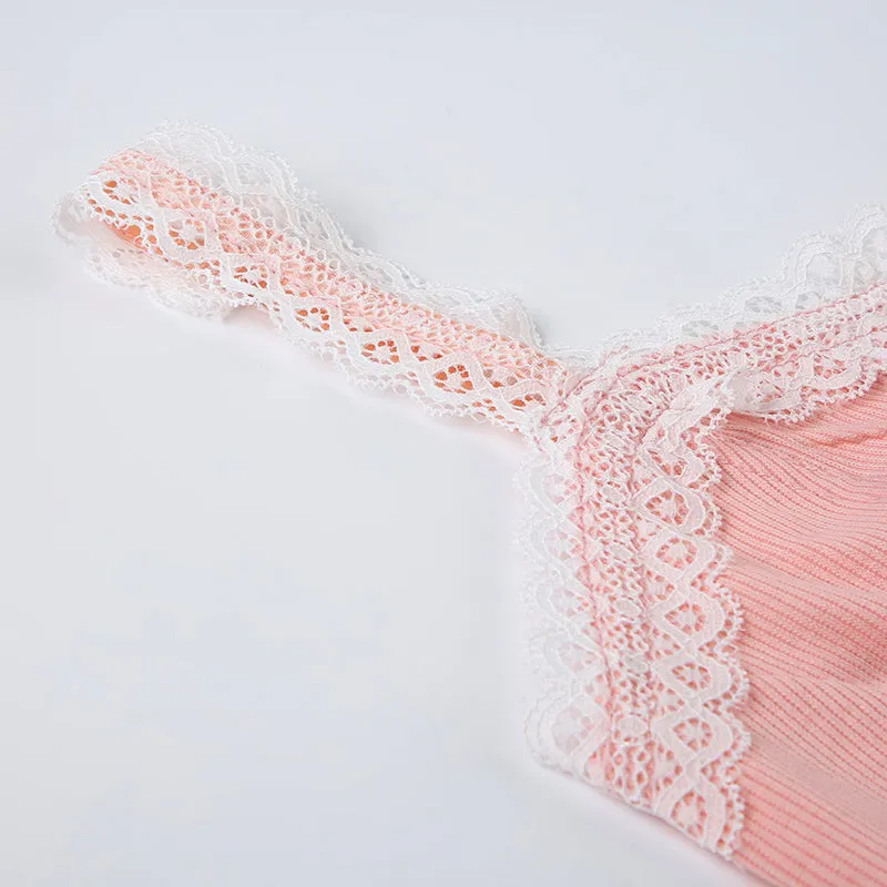 Lily Lace Detailed Crop Top