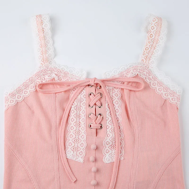 Lily Lace Detailed Crop Top