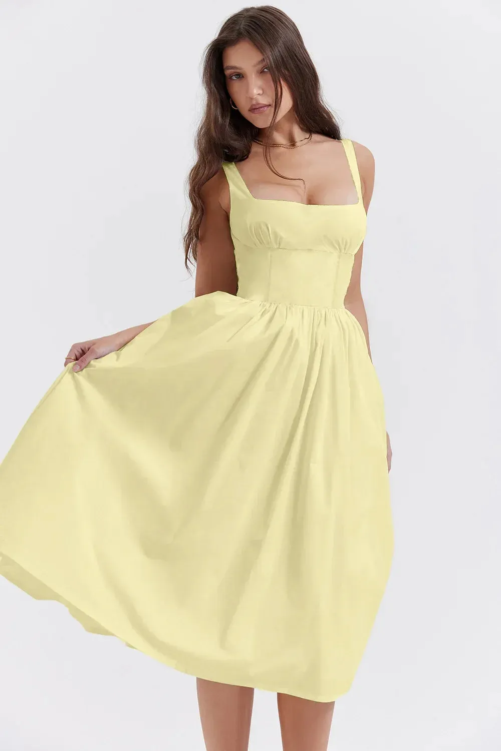 Long Maxi Autumn Women Sleeveless Sexy Club Pleated Summer Dress Dress