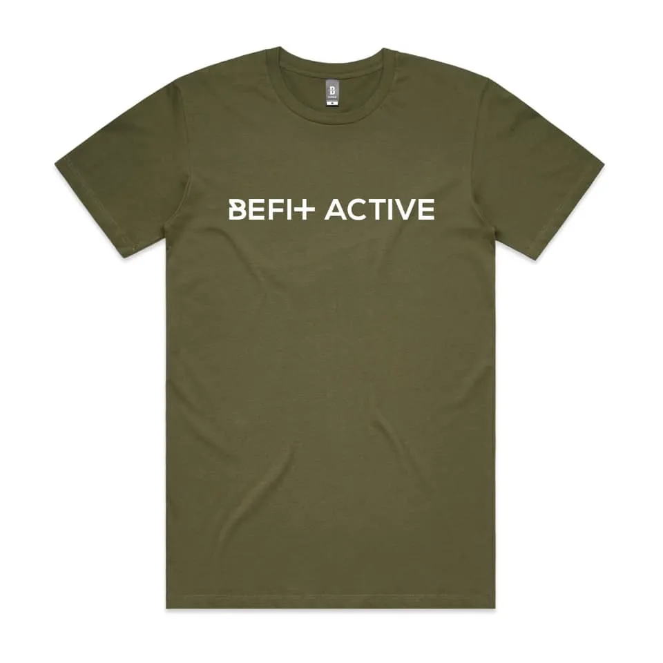 Men's ''BE-FIT ACTIVE'' Cross Short-Sleeve T-Shirt.