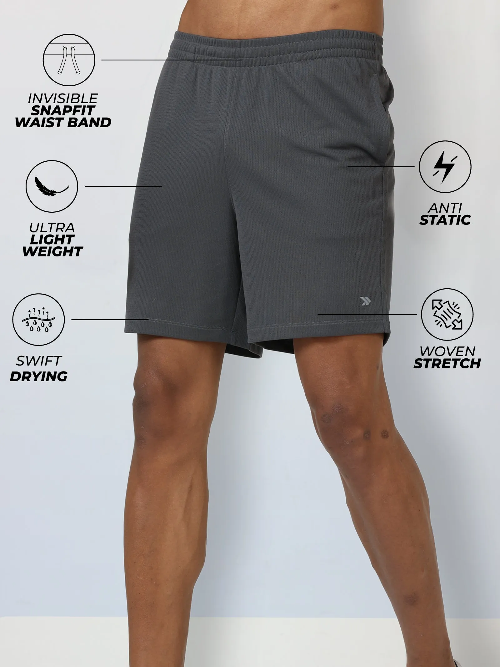 Men's Super Breathable Light weight Fitness Shorts