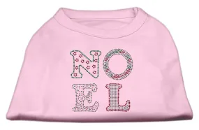 Noel Rhinestone Dog Shirt Light Pink XXXL (20)