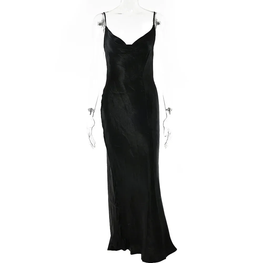 Nova Satin Maxi Dress