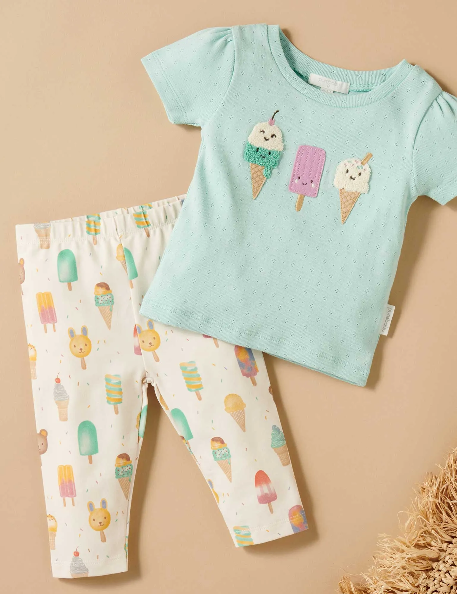 Purebaby Gelati Cropped Leggings