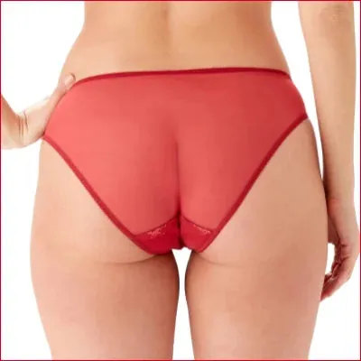 Raspberry Blush Glossies Lace Bikini Panty