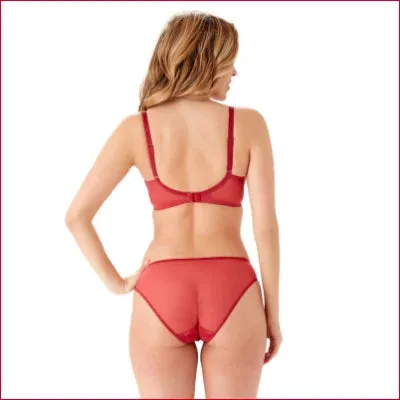 Raspberry Blush Glossies Lace Bikini Panty