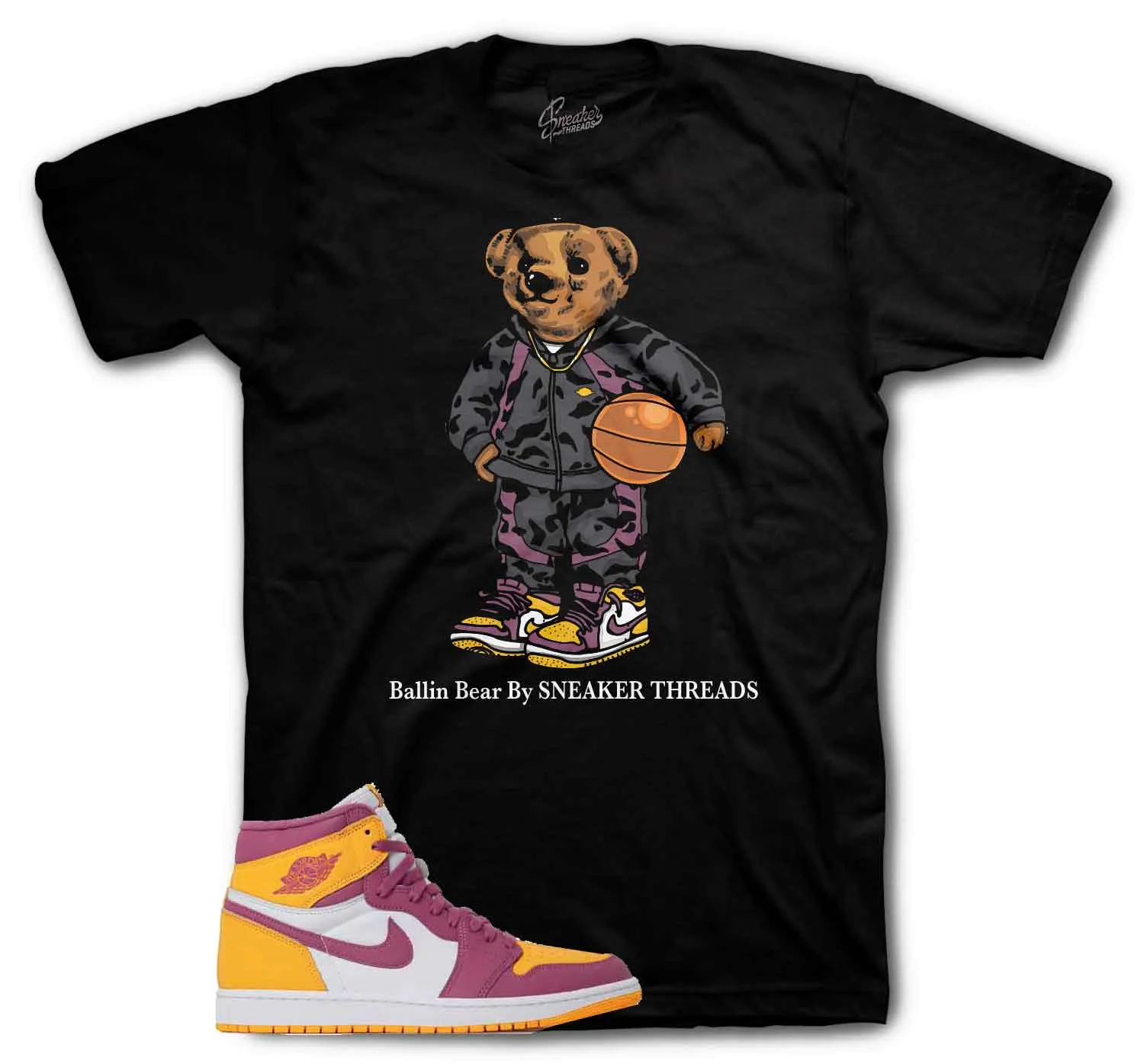 Retro 1 Brotherhood Ballin Bear Shirt