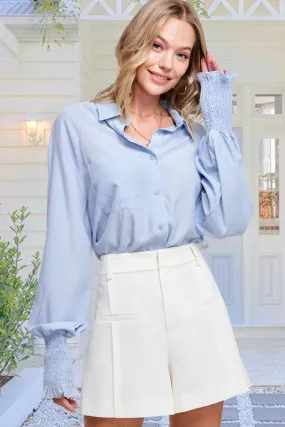 Sky Blue Adella Top