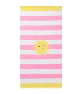 Sunshine Stripe Beach Towel