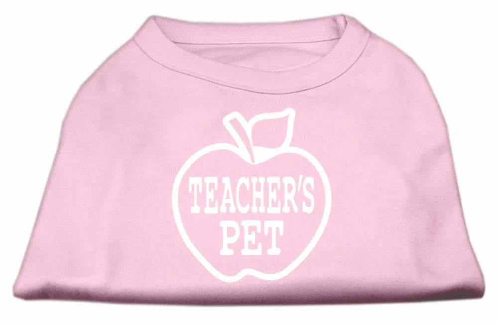 Teachers Pet Screen Print Shirt Light Pink XL (16)