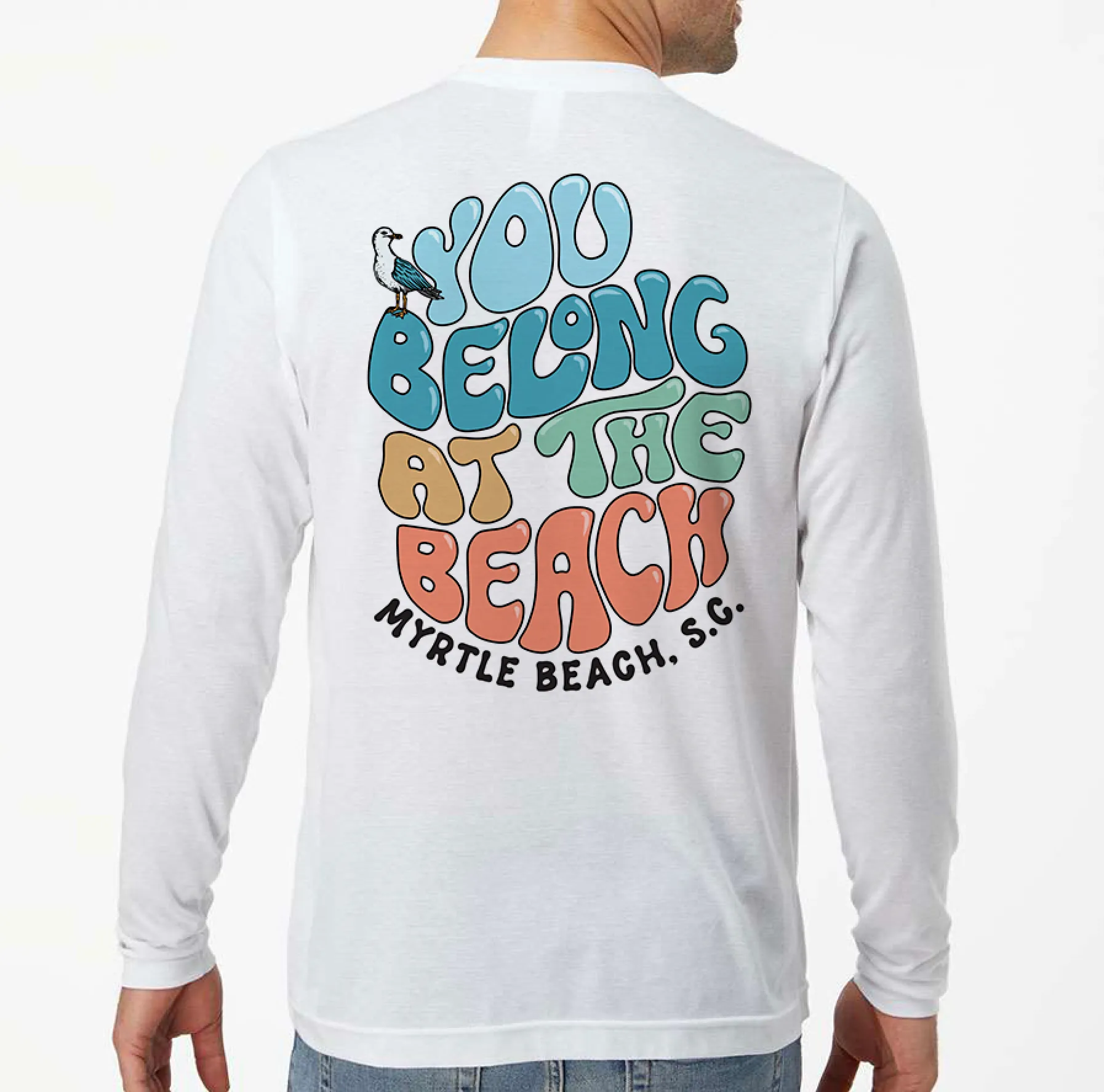 You belong at the beach - men's