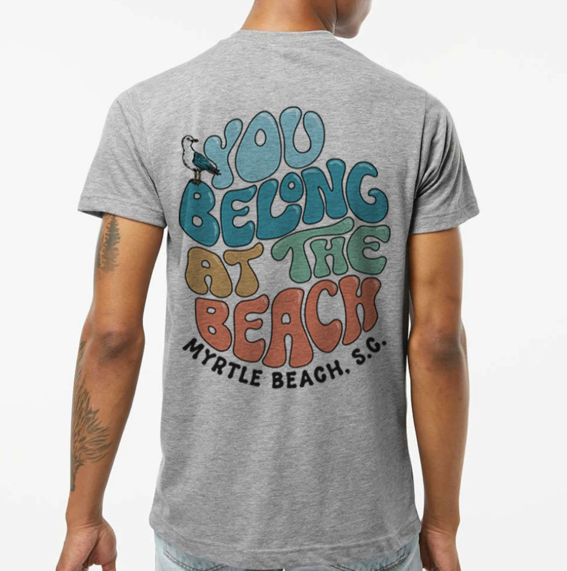 You belong at the beach - men's